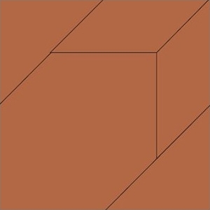 Керамогранит Mutina Tierras Trio Rust Matt 120x120