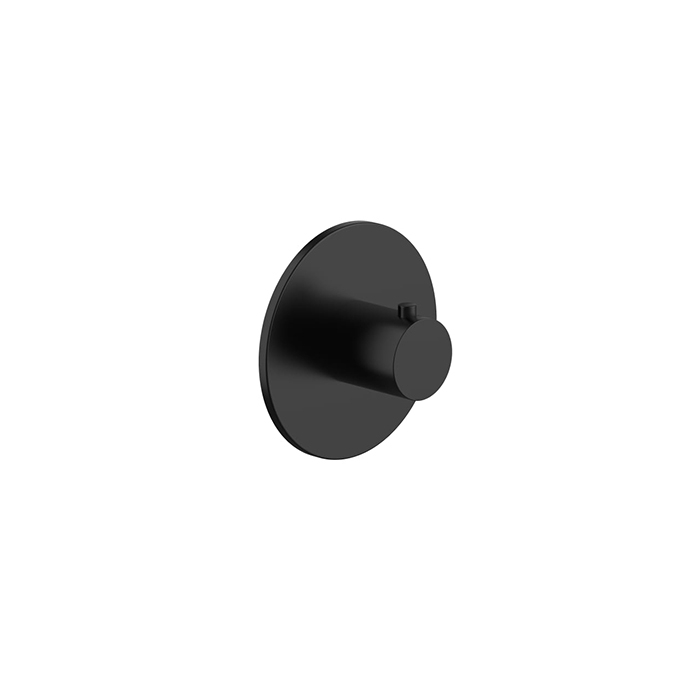 Fantini Nostromo Термостатический встраиваемый смеситель для душа, цвет черный матовый (без зап вентиля G591B)