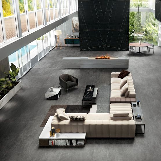 Керамогранит Infinity Concrete Concrete Black Matte 160x320x6