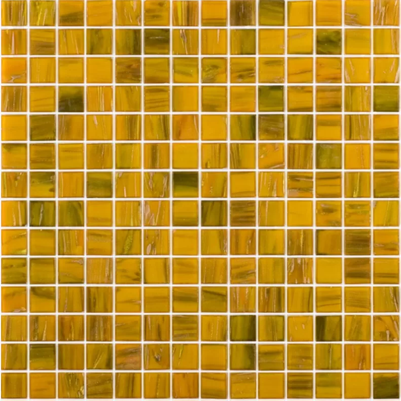 Rose Mosaic Стеклянная мозаика 1x1 GB92(5) сетка 318х318 