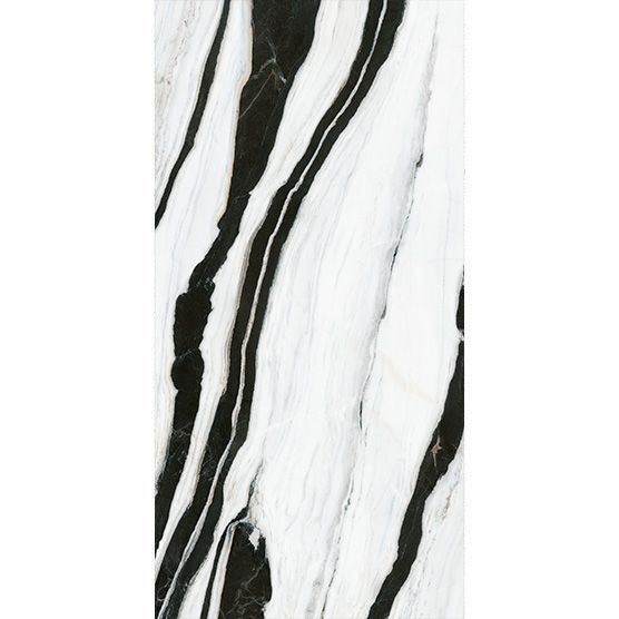 Керамогранит Infinity Marble Panda White Lucido Bookmatch 160x320x6