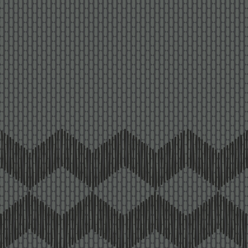 Керамогранит Mutina Tape Zigzag Half Black 20,5x20,5