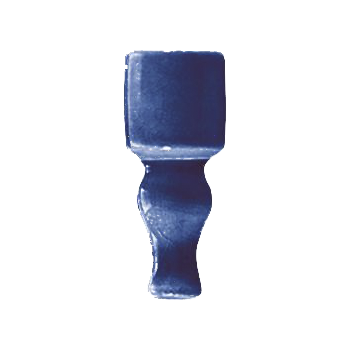 Вставка Ceramiche Grazia Epoque Angolo Finale Diamantato Cobalt Craquele 2x6,5