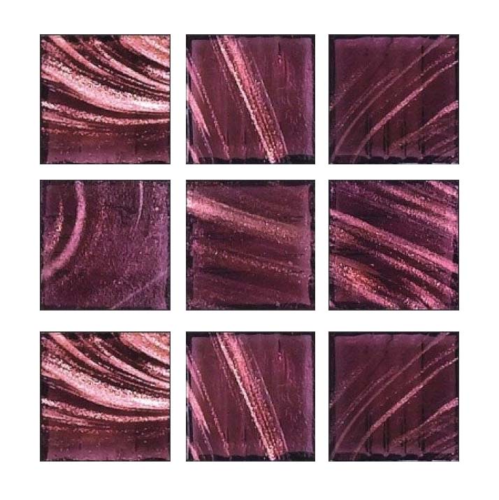 Rose Mosaic Стеклянная мозаика 2x2 G43(5) сетка 327х327