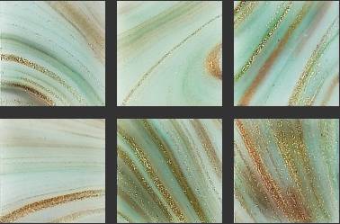 Rose Mosaic Стеклянная мозаика 1x1 G60(5) сетка 318х318