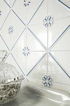 Керамическая плитка Ceramiche Grazia Formelle Anversa Cielo 13x13