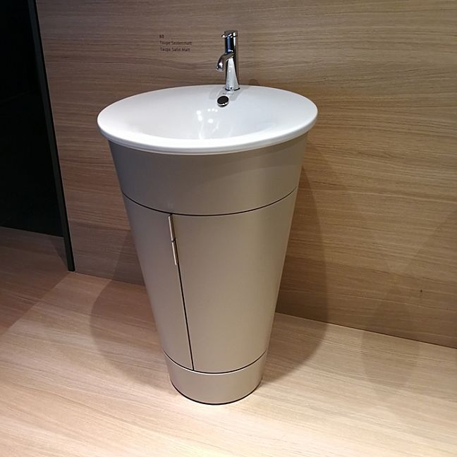 Duravit Starck 1 Тумба напольная 600x560xh825 мм, для раковины #040658, с 2мя дверцами, 1 полка, цвет: taupe satin matt