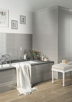 Бордюр Ceramiche Grazia Impressions Coprispigolo Fog 1,2x27,9