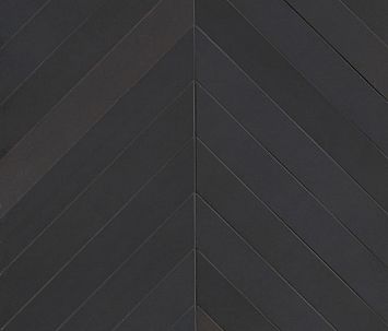 Керамогранит Mutina Mews Chevron Soot 5.5x39.4 см, черный