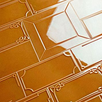 Керамическая плитка Etruria Design Art Deco Vectorframe C Caramel (Craquel&egrave;) 1&d