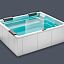 Гидромассажный бассейн Treesse Rest 240 SPA 240x195x85h, базовая комплектация V192H, цвет белый