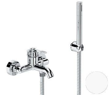Смеситель для ванны Remer Atelier AL02BO, белый матовый