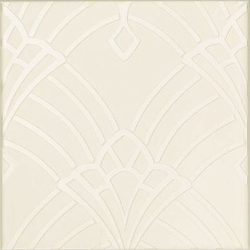 Керамическая плитка Petracers Grand Elegance Rubino Deco Avorio Lustro Cromo 20X20