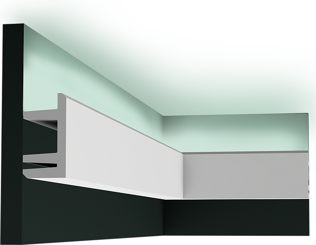 Профиль освещения верхний Orac Décor C381 L3 Linear Led Lighting пуротач 200,0 x 5,0 x 9,5