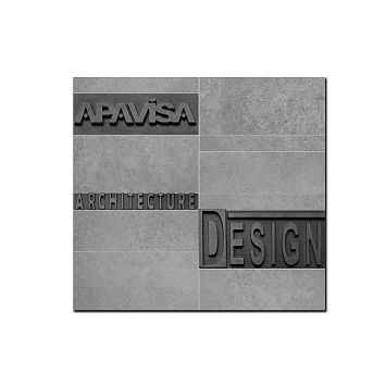 Керамогранит Apavisa Anarchy Grey Mosaico Letters 29,75x29,75