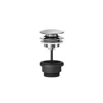 Донный клапан для раковины Gessi 316 без слива-перелива, цвет (239) матовая сталь