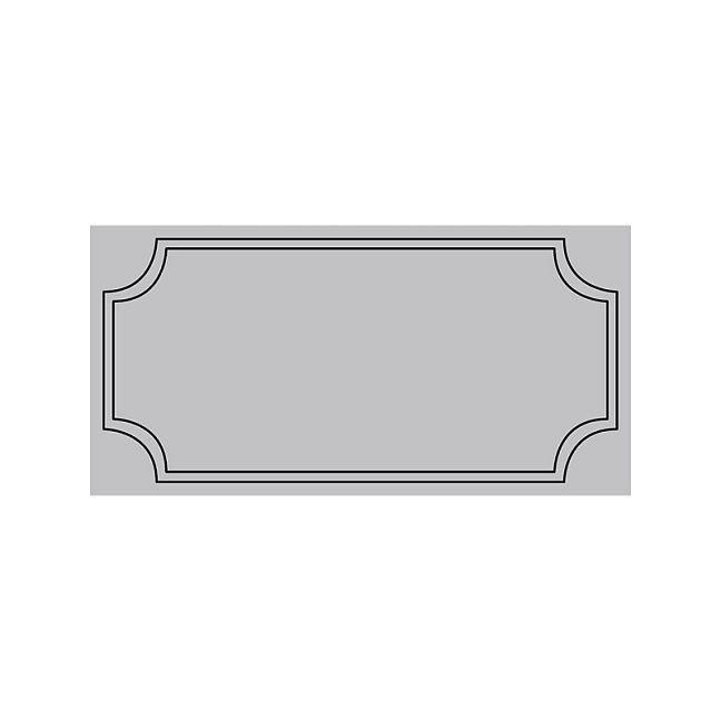 Керамическая плитка Etruria Design Art Deco Vectorframe B Silver Gray 1° Scelta 12,5x25