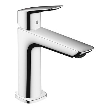 Hansgrohe Logis Смеситель для раковины, однорычажный, 110 Fine, со сливным гарнитуром хром