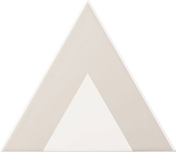 Керамическая плитка Petracers Triangolo Pinco Grigio Su Bianco 17x17