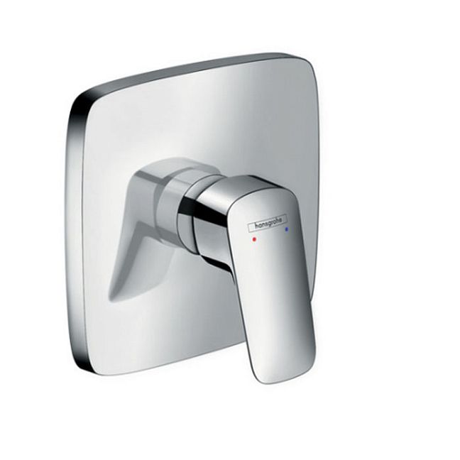 Смеситель для душа Hansgrohe Logis однорычажный highflow, СМ, внешняя часть, цвет: хром