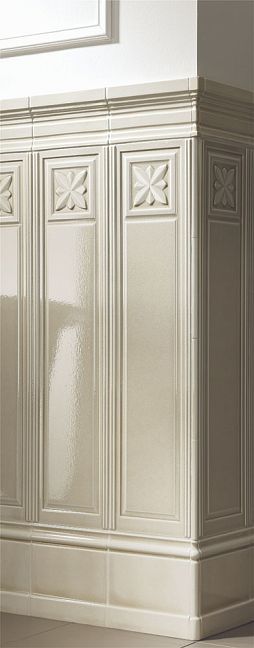 Бордюр Ceramiche Grazia Epoque Terminale Pitti Bianco Matt 12x20