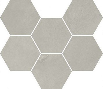 Мозаика  Italon Continuum Silver Mosaico Hexagon  25x29