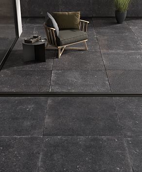 Kronos Керамогранит Evolution Evo Noir Lappato 100x100cm, 10mm