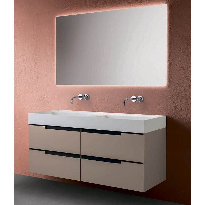 Комплект мебели Oasis Profilo Tortora lacquered 140x51.5x200см
