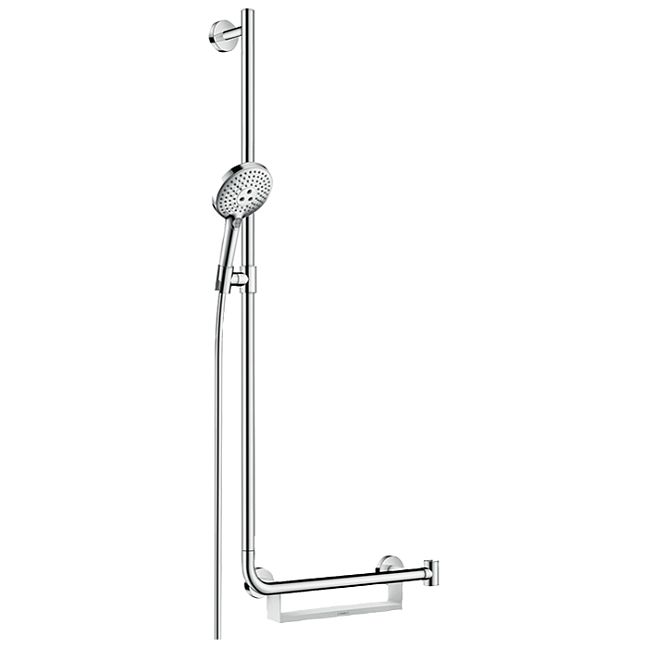 Душевой гарнитур Hansgrohe Raindance Select S 120 EcoSm/U'Comf, настенный, с ручным душем, цвет: хром