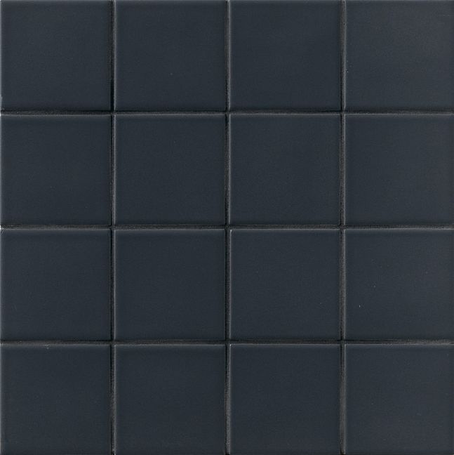 Керамогранит Mutina Din Dark Blue Matt 7,4X7,4 Rete 30,2X30,2