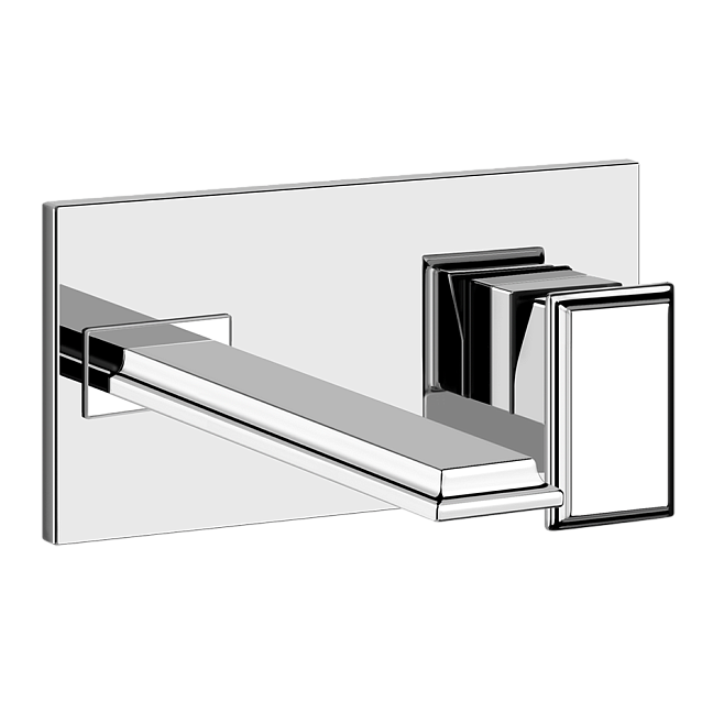 Настенный смеситель Gessi Eleganza с длинным изливом, без донного клапана, встраиваемая часть для смесителя с изливом