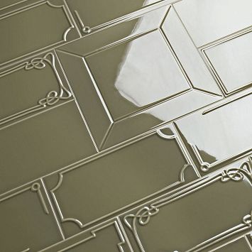 Керамическая плитка Etruria Design Art Deco Vectorframe C Asparagus 1&deg; Scelta 12,5x25