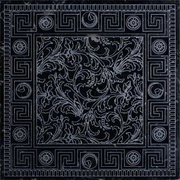 Мраморная плитка Akros Luxurius Zephyros Grey Nero Marquinia 30,5x30,5