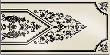 Керамогранит Petracers Ad Personam Arabesque Nero Luc 50x100