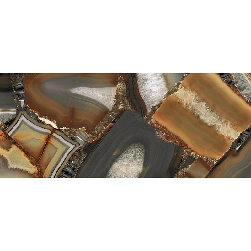 Керамогранит Emil Ceramica Tele di Marmo Precious Agate Brown Full Lappato Rett 60x120cm; 9,5mm