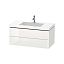 Duravit LC База с раковиной Vero Air 500x1000x480,  2 выдв.ящика, High Gloss, цвет: белый