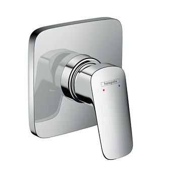 Смеситель для душа Hansgrohe Logis с маленькой розеткой, внешняя часть, цвет: хром