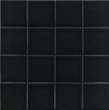 Керамогранит Mutina Din Black Matt 7,4X7,4 Rete 30,2X30,2