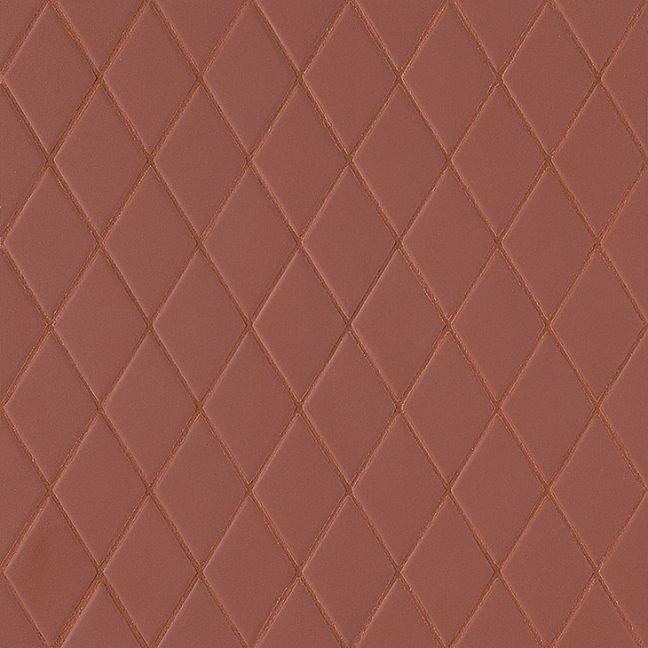 Керамогранит Mutina Rombini Losange Red Matt 25,7x25,7