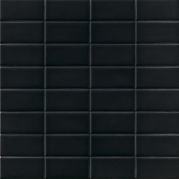 Керамогранит Mutina Din Black Matt 3,6X7,4 Rete 30,2X30,2