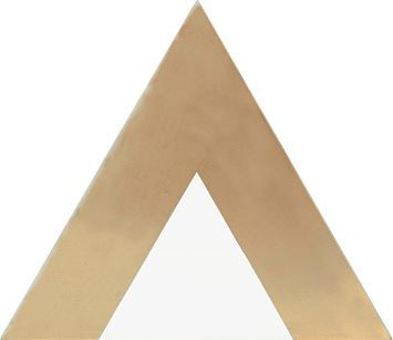 Керамическая плитка Petracers Triangolo Pinco Oro Su Bianco 17x17