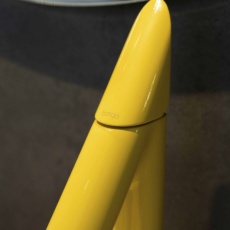 EXPO Bongio MiniOne Смеситель для раковины H-435mm в компл. с донным клапаном, отделка в желтом цвете