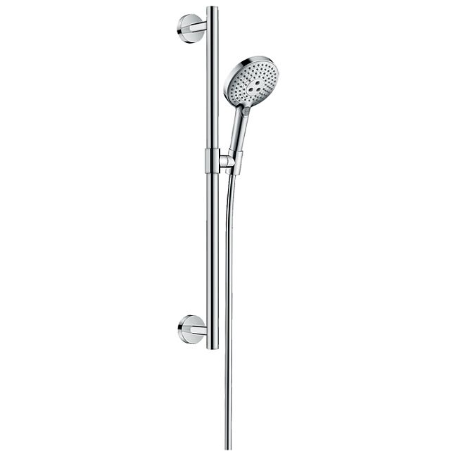 Душевой гарнитур Hansgrohe Raindance Select S 120 EcoSm/U'Comf, настенный, с ручным душем, цвет: хром