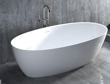 Ванна отдельностоящая Salini ALDA Nuova, Материал S-Sense , Глянцевое покрытие, 170x80x59,5 см