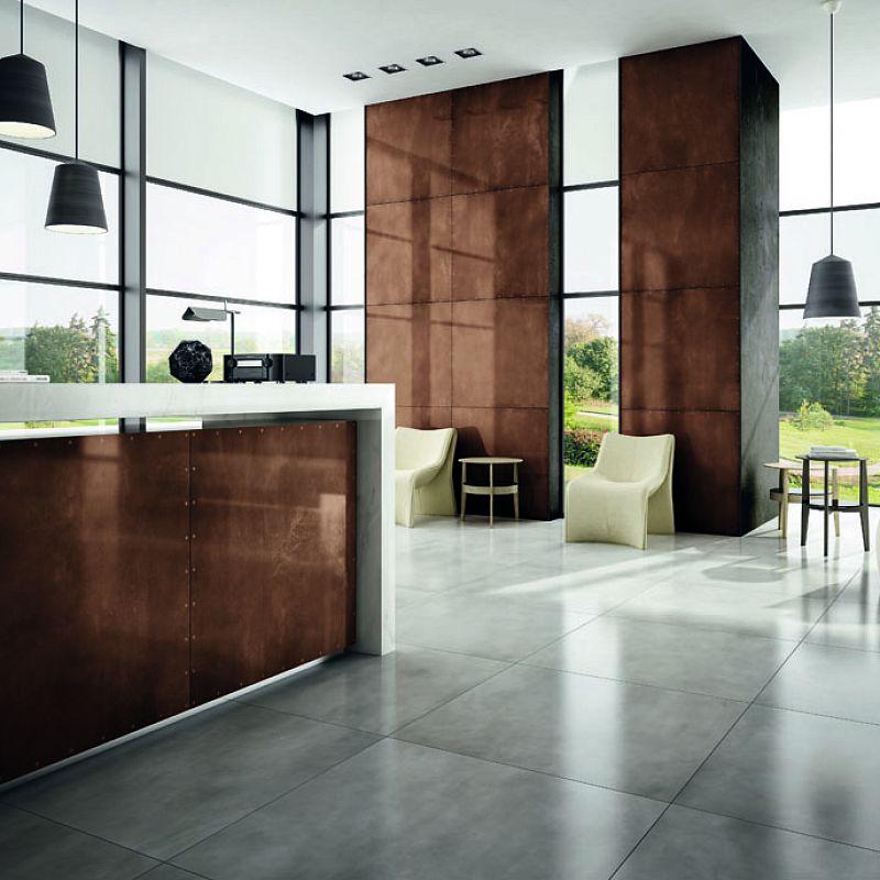 Керамогранит Casalgrande Padana Steeltech Decoro Corten Lapp 90x90