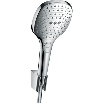 Ручной душ Hansgrohe Raindance Select E 120 Port, с держателем, цвет: хром