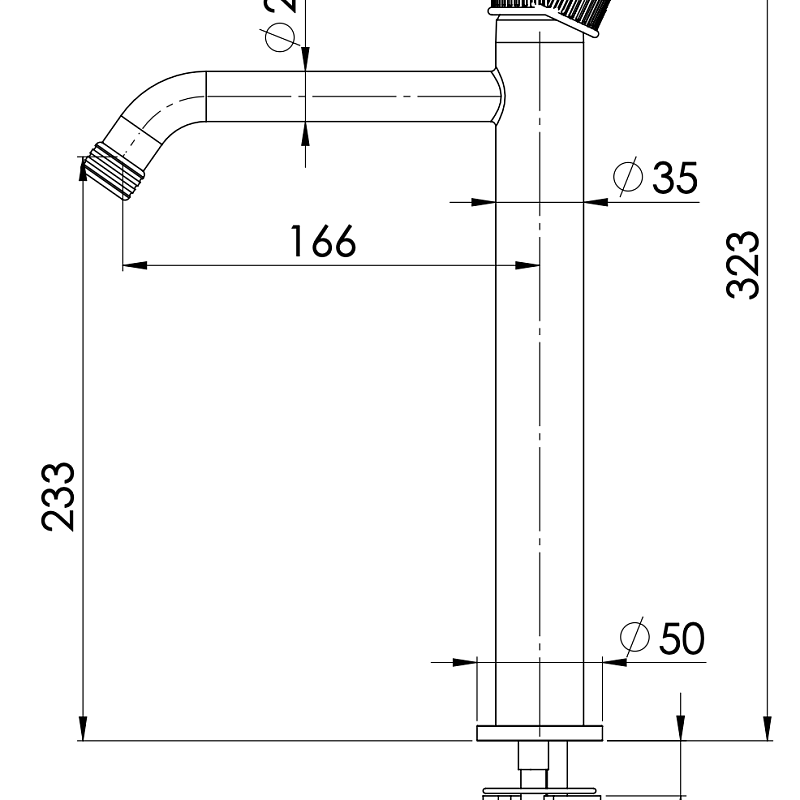 Смеситель для раковины Remer Atelier AL11LXLCFP, черный брашированный хром