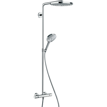 Душевая система Hansgrohe Raindance Select S 240 2jet Showerpipe с термостатом, цвет: Хром