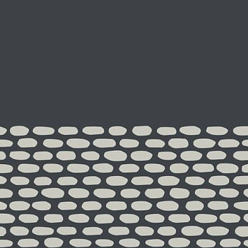 Керамогранит Mutina Tape Cobble Half Black 20,5x20,5