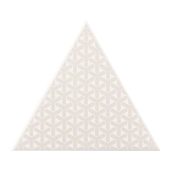 Керамическая плитка Petracers Triangolo Ypsilon Grigio Su Bianco 17x17